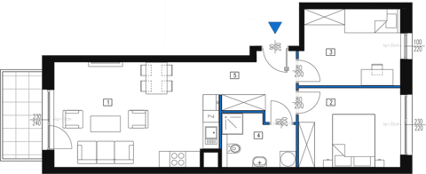Plan 3 pok. 59m²