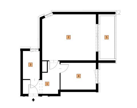 Plan 2 pok. 49m²