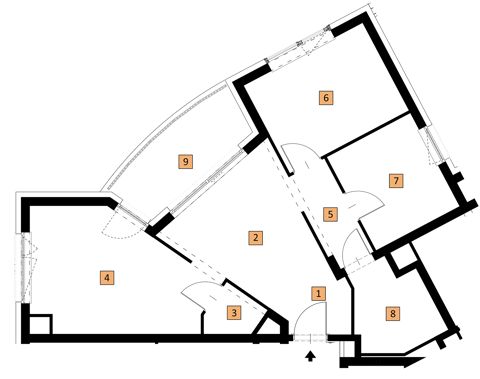 Plan 3 pok. 63m²