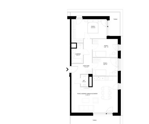 Plan 4 pok. 85m²
