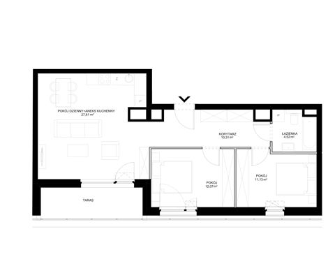 Plan 3 pok. 66m²
