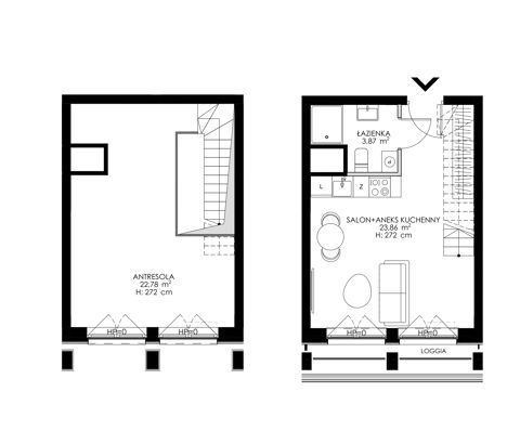 Plan 2 pok. 51m²