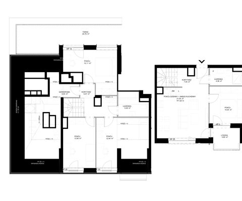 Plan 5 pok. 105m²