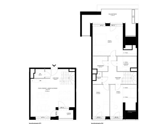 Plan 4 pok. 102m²