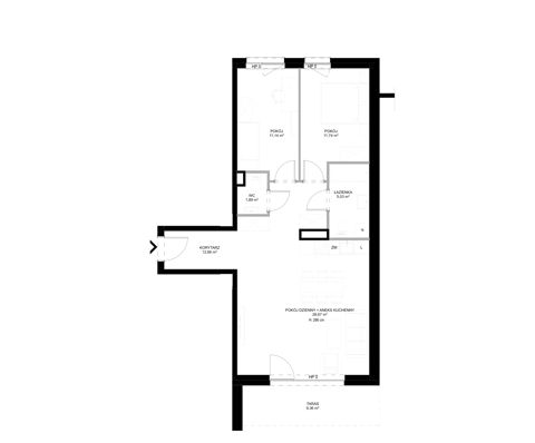 Plan 3 pok. 71m²