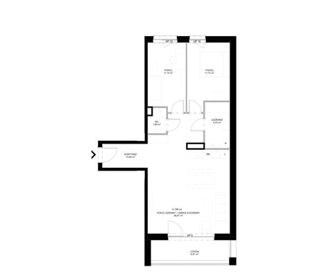 Plan 3 pok. 71m²