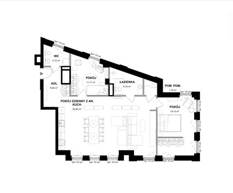 Plan 3 pok. 101m²