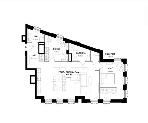 Plan 3 pok. 101m²