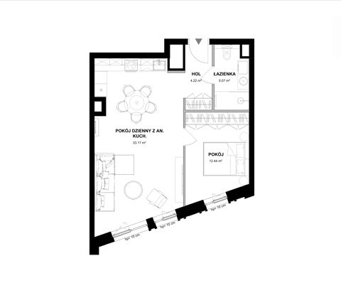 Plan 2 pok. 55m²