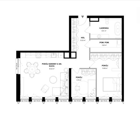 Plan 3 pok. 83m²