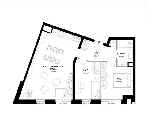 Plan 3 pok. 78m²
