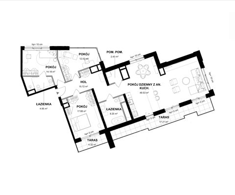 Plan 4 pok. 125m²