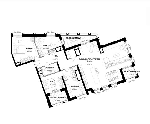 Plan 4 pok. 163m²