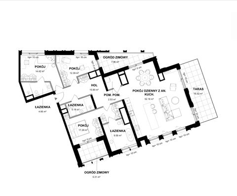 Plan 4 pok. 148m²