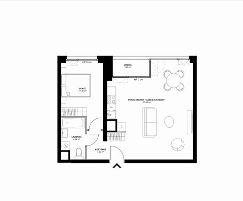 Plan 2 pok. 52m²