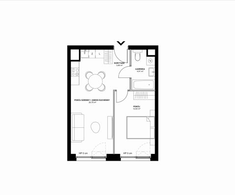 Plan 2 pok. 42m²