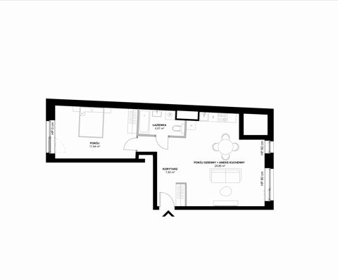 Plan 2 pok. 60m²