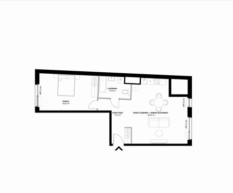 Plan 2 pok. 63m²