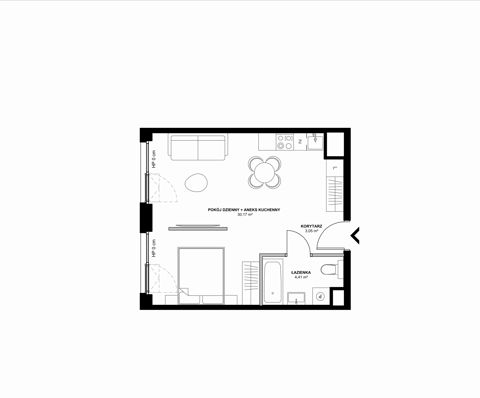 Plan 2 pok. 38m²
