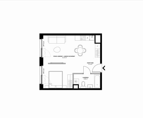 Plan 2 pok. 39m²