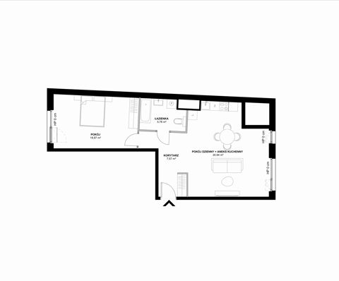 Plan 2 pok. 63m²