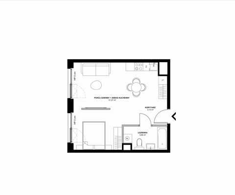 Plan 2 pok. 39m²