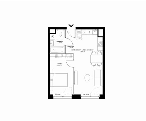 Plan 2 pok. 42m²