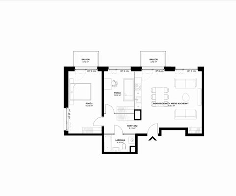 Plan 3 pok. 73m²