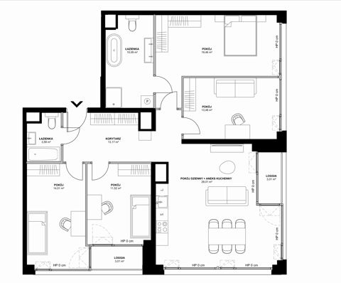 Plan 5 pok. 114m²
