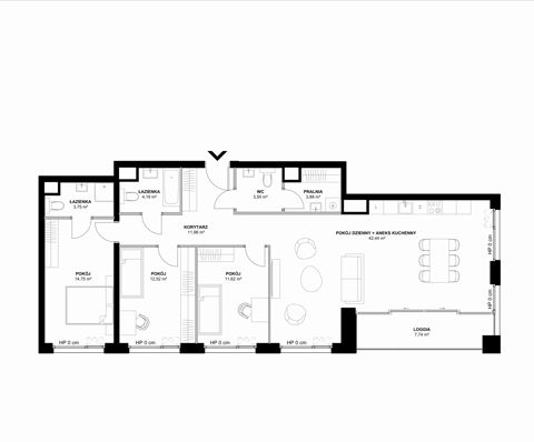 Plan 4 pok. 109m²
