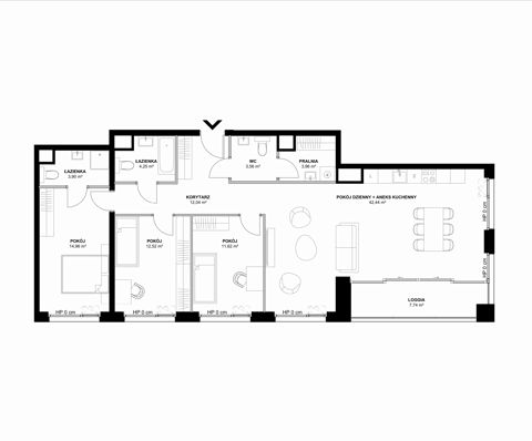 Plan 4 pok. 109m²