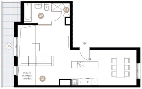 Plan 4 pok. 102m²