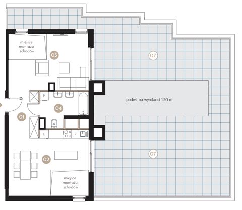 Plan 3 pok. 160m²