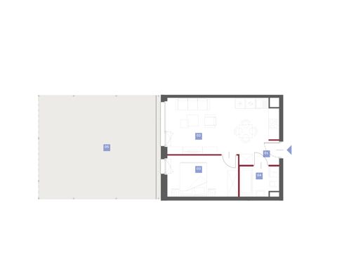 Plan 2 pok. 40m²