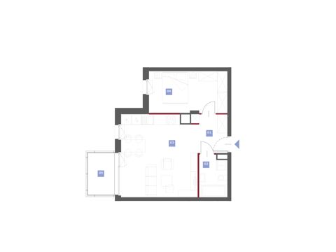 Plan 2 pok. 49m²