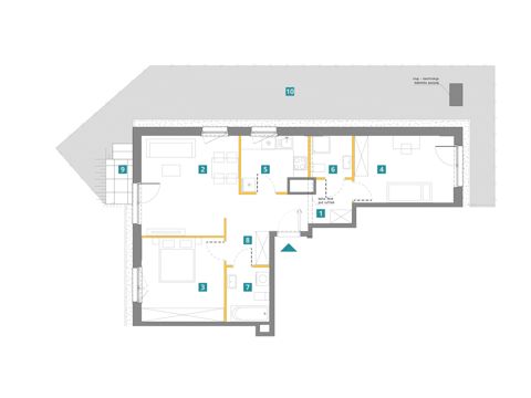 Plan 3 pok. 73m²