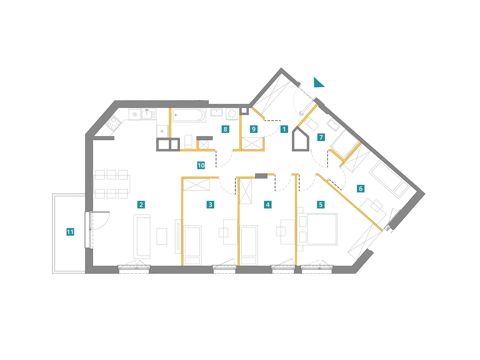 Plan 5 pok. 107m²
