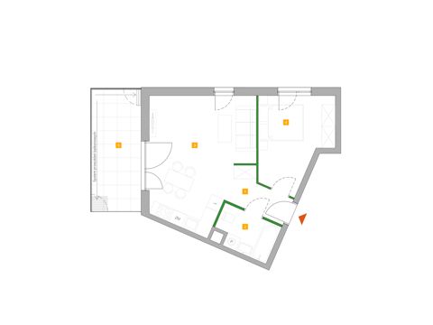 Plan 2 pok. 44m²