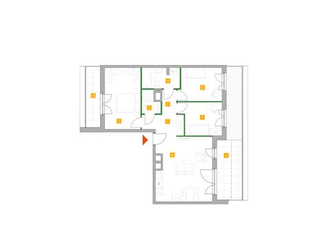Plan 4 pok. 76m²