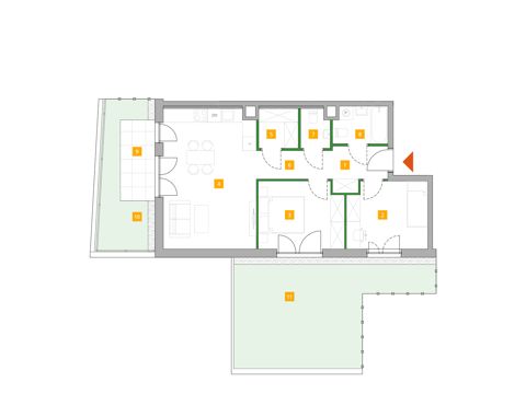 Plan 3 pok. 62m²