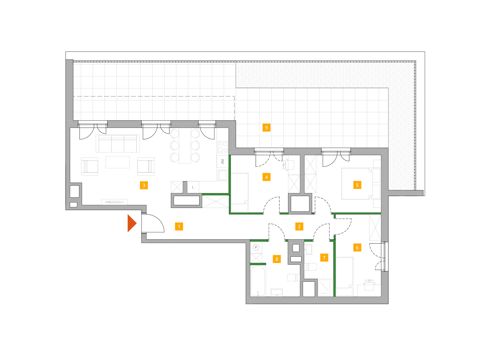 Plan 4 pok. 83m²