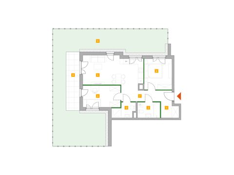 Plan 3 pok. 62m²