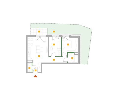 Plan 3 pok. 58m²