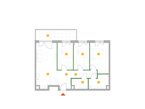 Plan 4 pok. 81m²