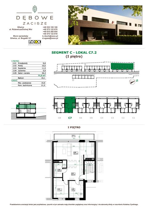 Plan 3 pok. 72m²