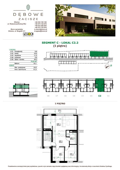 Plan 3 pok. 72m²