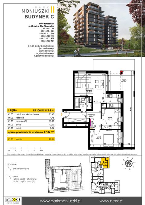 Plan 3 pok. 67m²