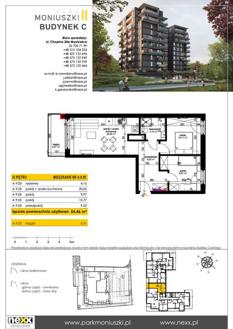 Plan 3 pok. 54m²