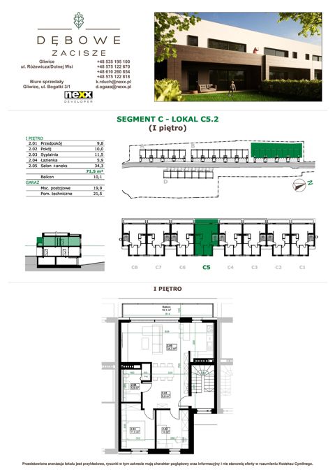 Plan 3 pok. 72m²