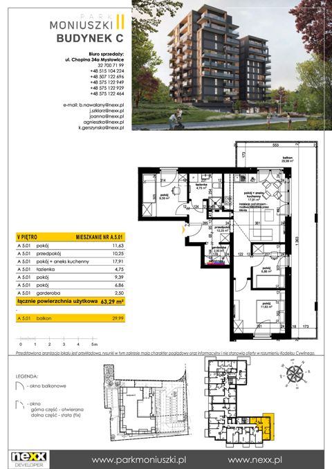 Plan 4 pok. 63m²